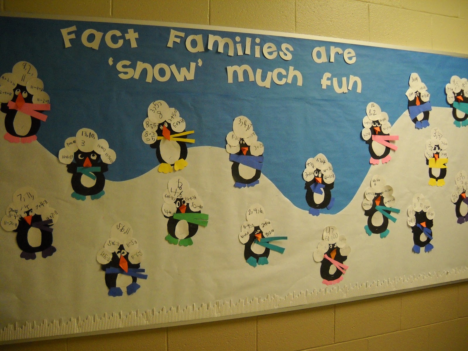 Penguin Fact Families - Classroom Freebies