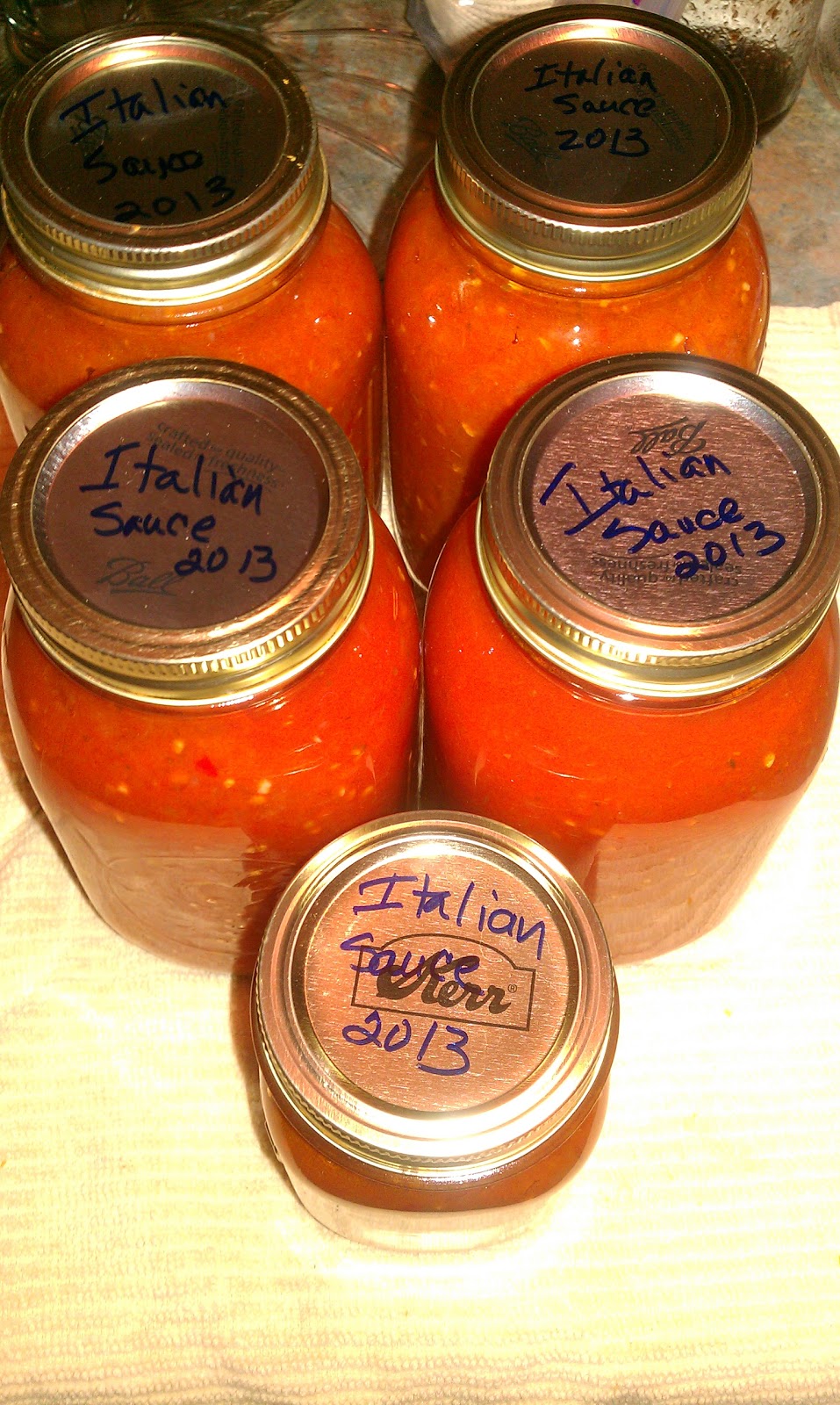 Savory La Bouffe Canning CanDo Italian Sauce