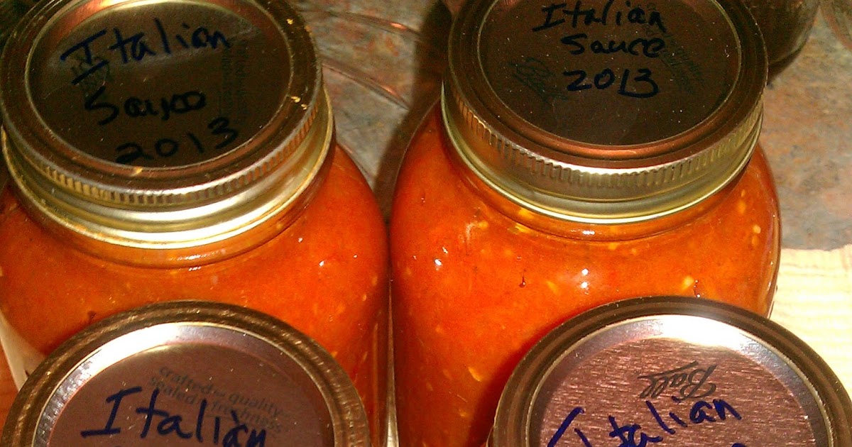 Savory La Bouffe Canning CanDo Italian Sauce