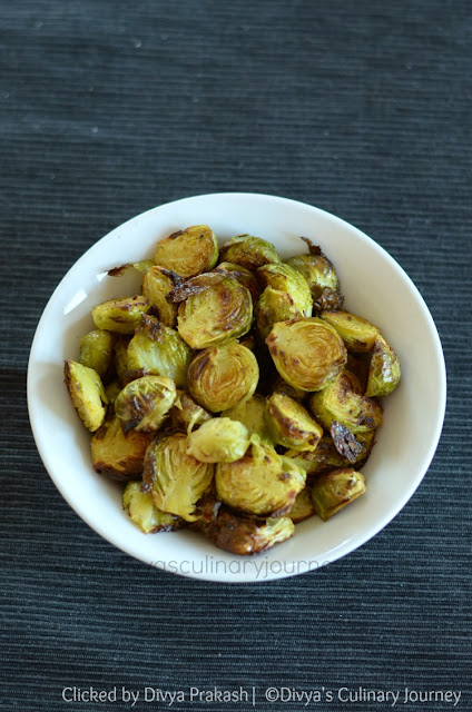 easy oven roasted brussel sprouts