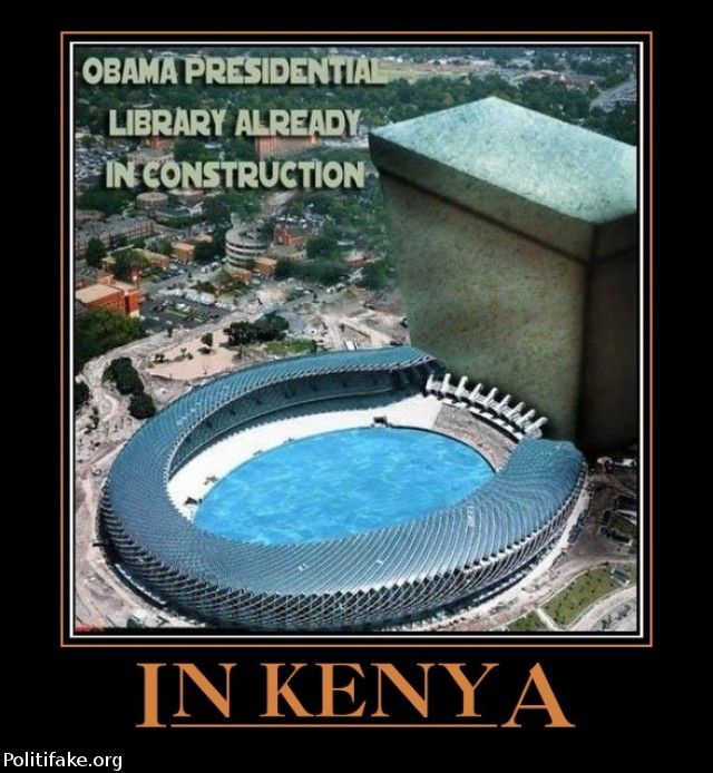 Illinois—Home to Obama's $100M Library... Kenya+library