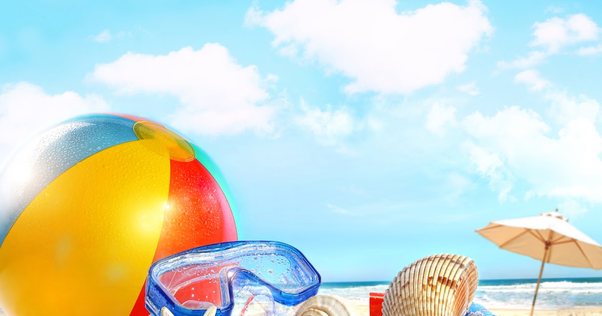 Desktop Wallpaper Ready for Holiday Swimming Equipments Desktop Wallpaper