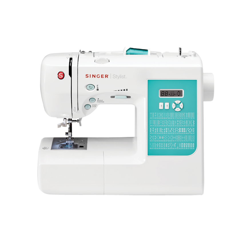 Teal Empire Teal Sewing Machine! Singer Stylist = Happiness