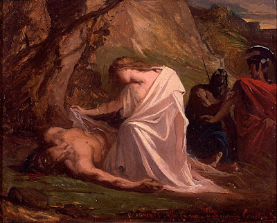 Benjamin Constant, Antigone et Polynice, huile sur toile, Musée des Augustins(Toulouse) title=