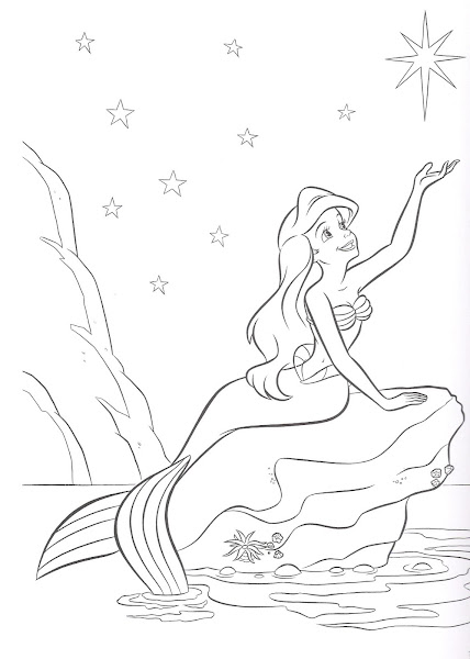 Little Mermaid 2 Coloring Pages Free - Colorings.net