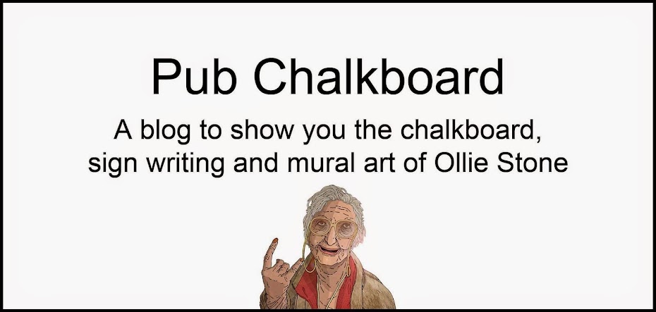 Pub Chalkboard by Ollie Stone