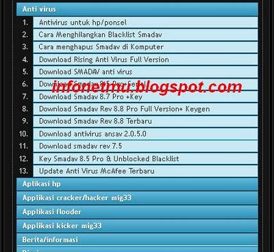 Membuat Daftar ISI dengan jQuery Accordion