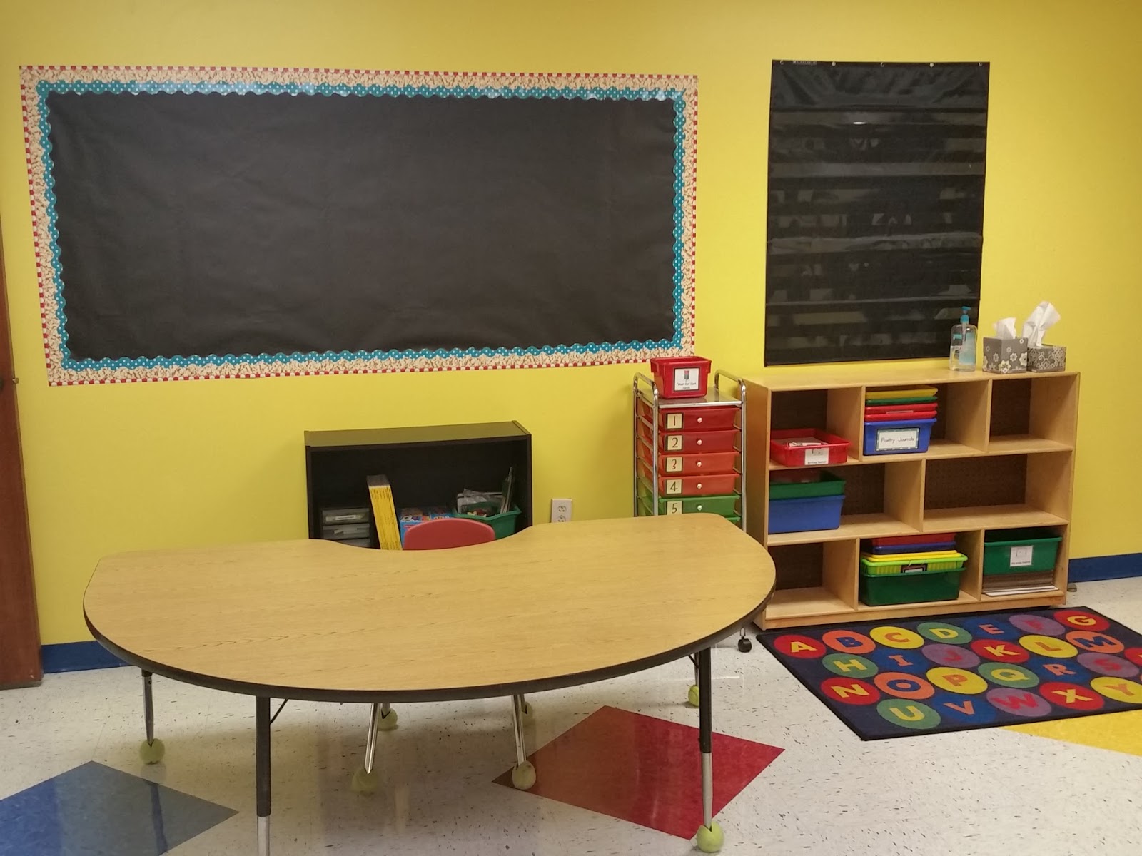 My Classroom Tour 2015 Learning at the Teacher Table