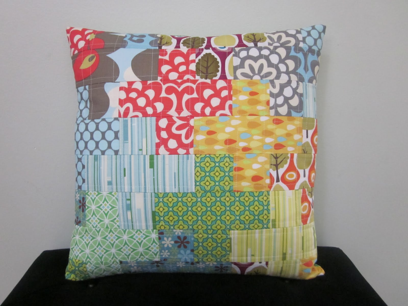 s.o.t.a.k handmade Plus patchwork pillow