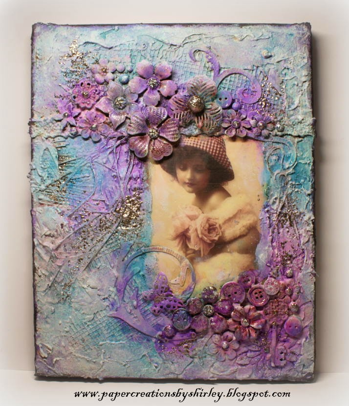 Paper Creations by Shirley: Vintage Texture Collage
