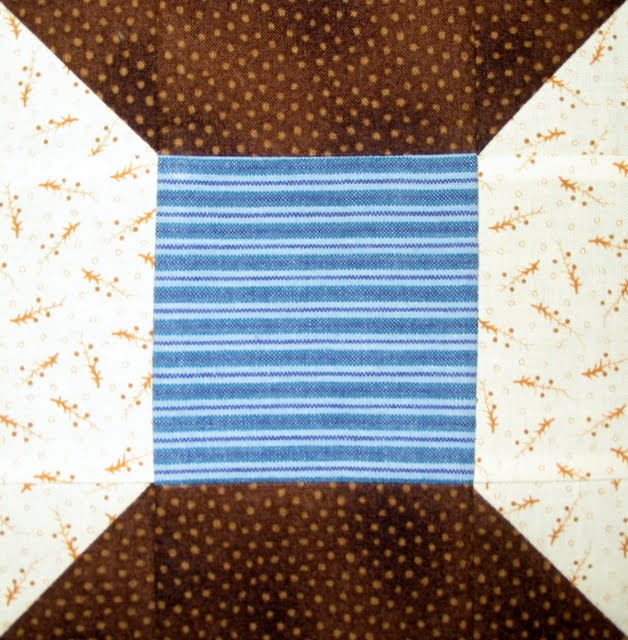 Starwood Quilter Calico Spools Quilt Block and Velvet, Organza