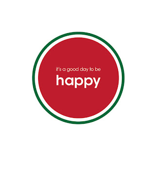 It's a good day to be happy. Watermelon typography poster