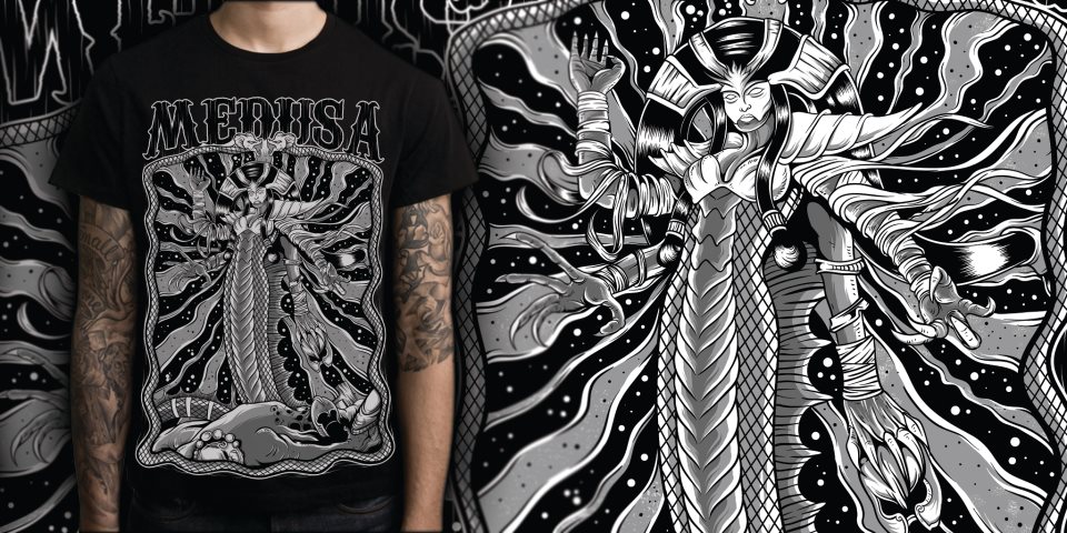 Langit Inside Preorder Baju DotA MEDUSA *MillionShock