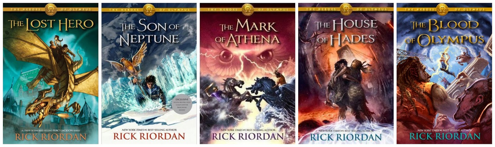 rick riordan the lost hero series
