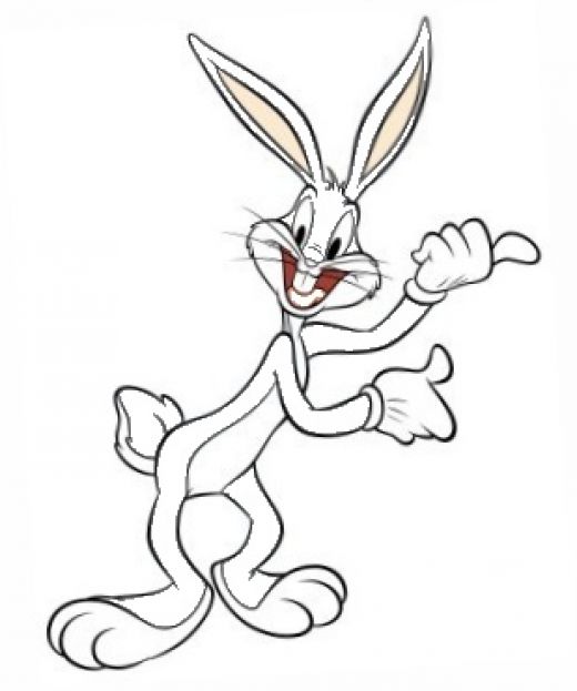 Bugs bunny coloring page for kids ~ Coloring Pictures