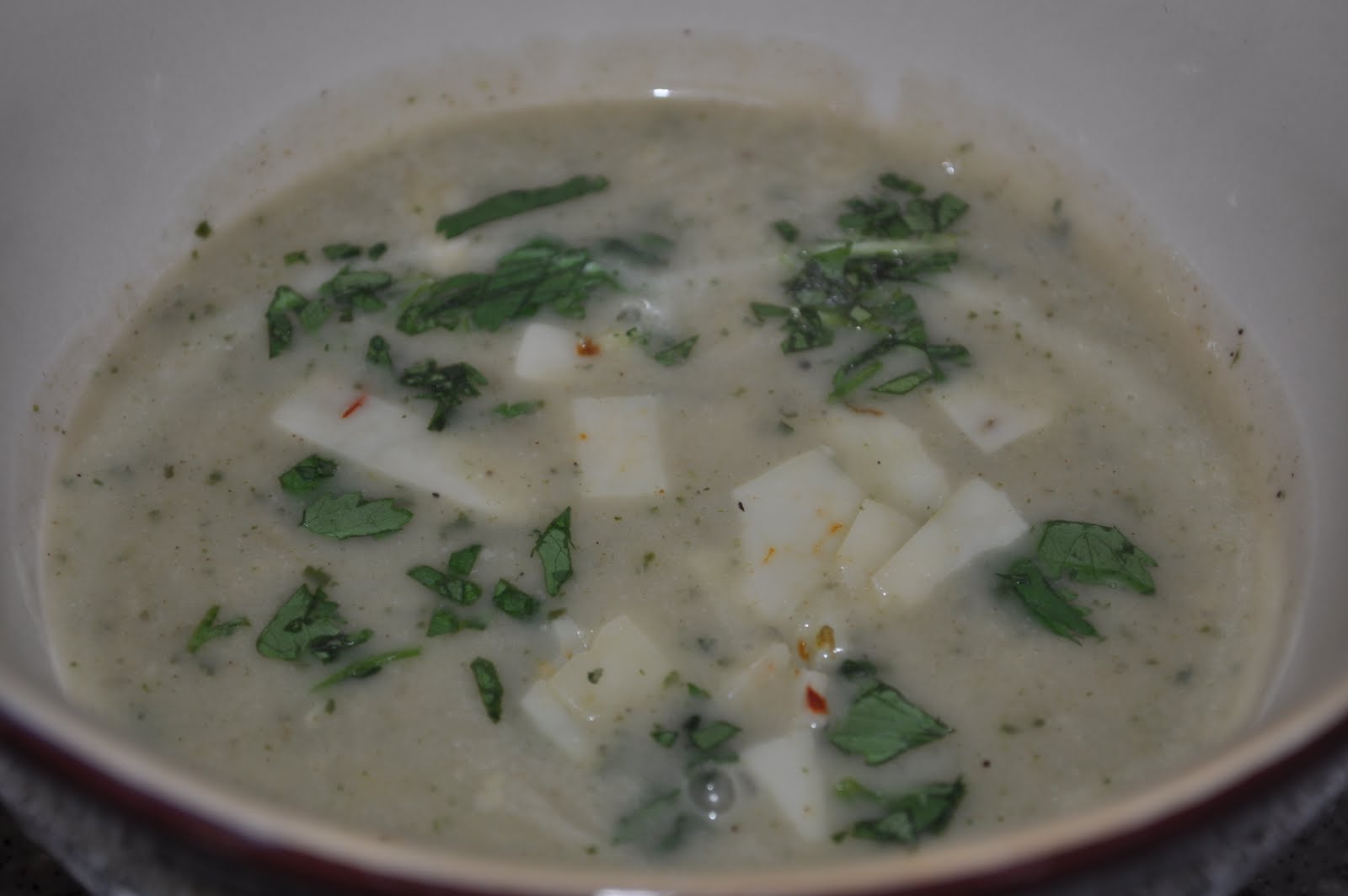 Beth's Favorite Recipes Cream of Cilantro Soup