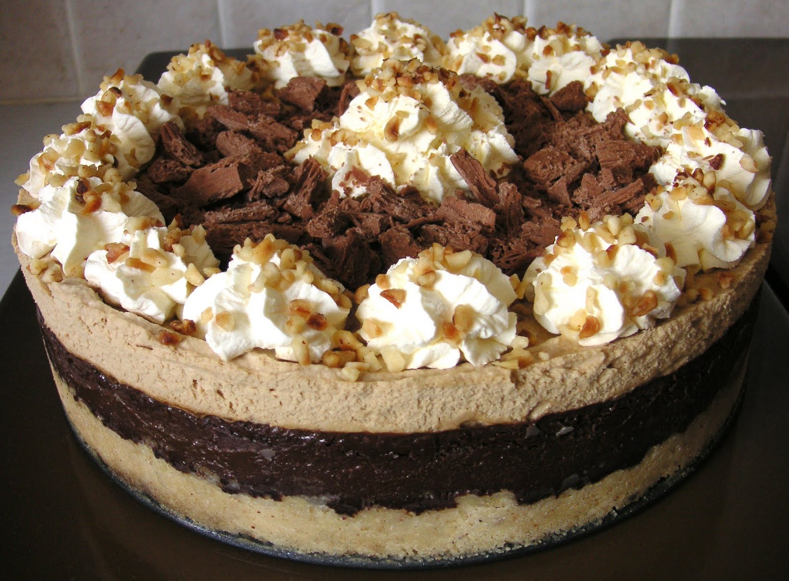 The Caked Crusader Mocha (chocolate coffee) torte