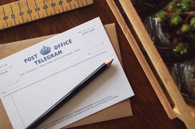 Alfies Studio Telegram Note Cards with Envelopes