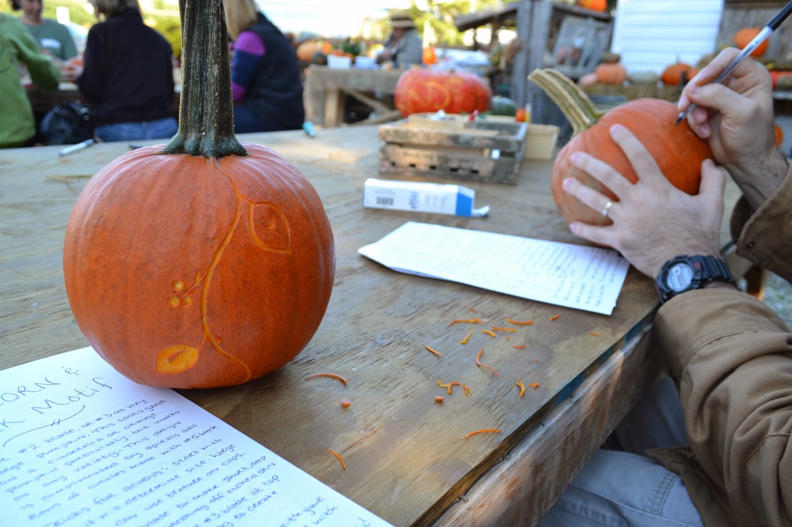 The Domestic Doozie Fall Pumpkin Carving Class