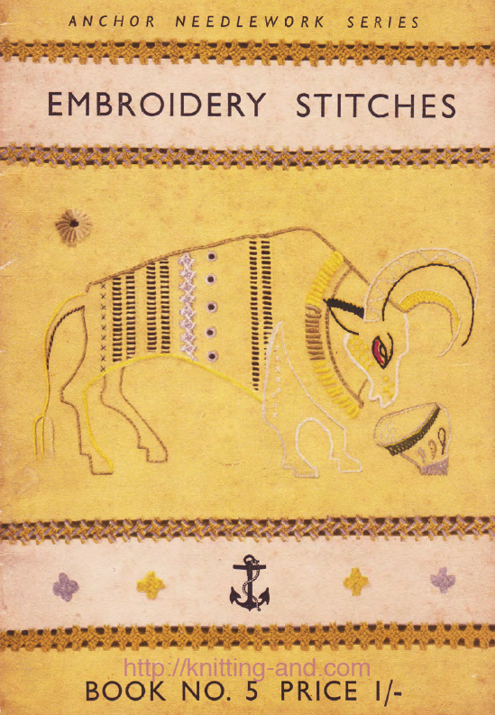 The Vintage Pattern Files 1940's Sewing Anchor Needlework Series No.05