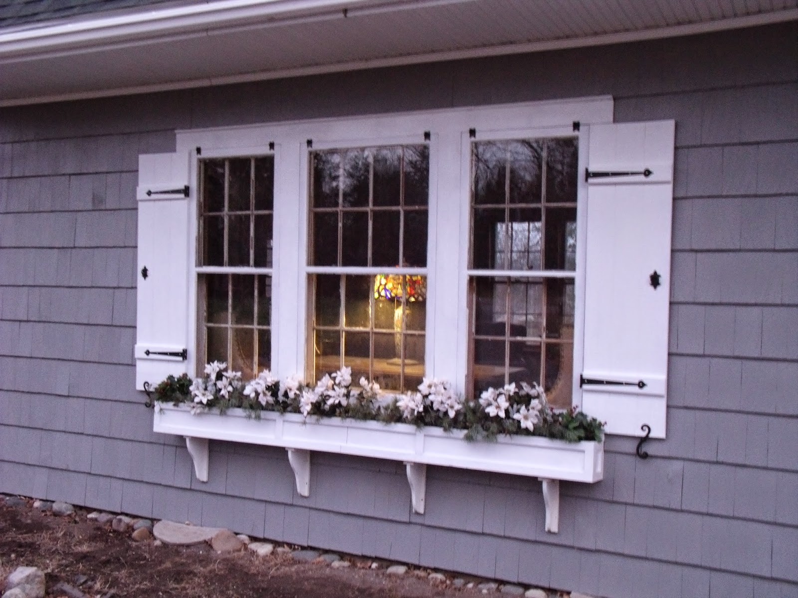 Gear Acres Evergreens for the window box and flower pot