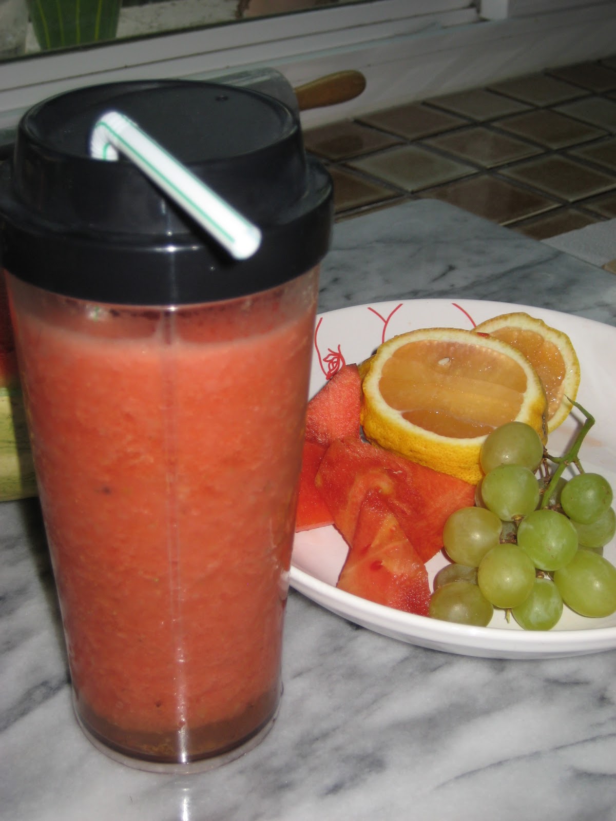 Cammy's Kitchen Watermelon and Grape Smoothie