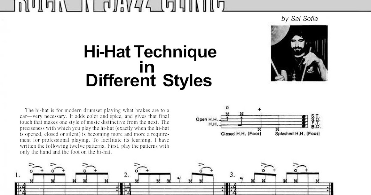 Cruise Ship Drummer! MD column hihat technique