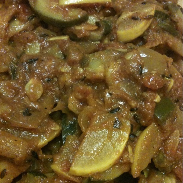 Ahimsa Kitchen Zucchini Subji (Indian Zucchini Dish) (vegan, glutenfree)