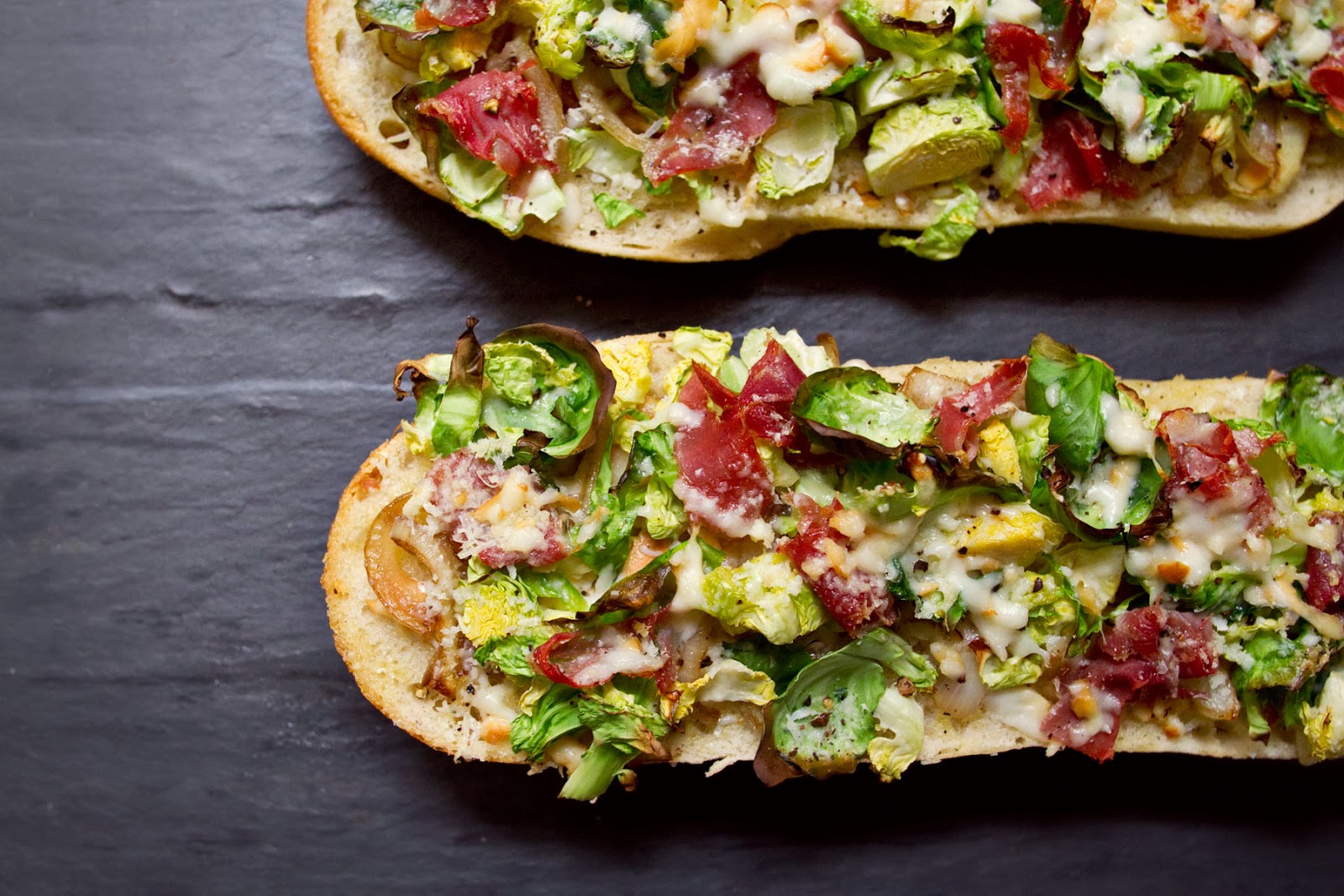 Little Market Kitchen Brussels Sprout and Prosciutto French Bread Pizza