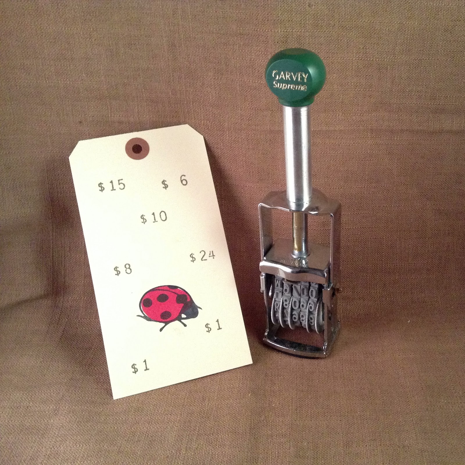 JackBear Stamps Garvey Price Marker