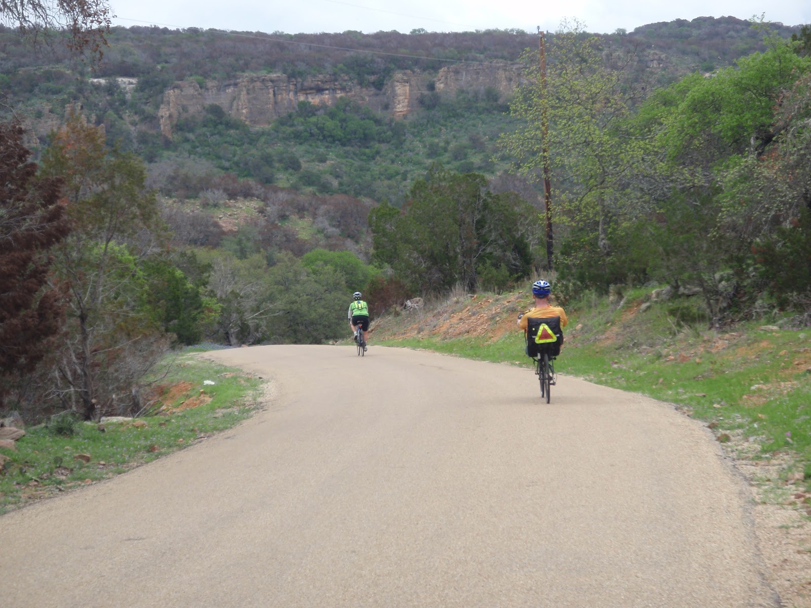 Pedal Pushers Willow City Loop to THE HILL