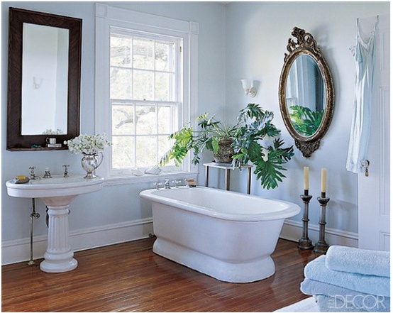 Cuartos de baño vintage: blanco Pompas de Ideas