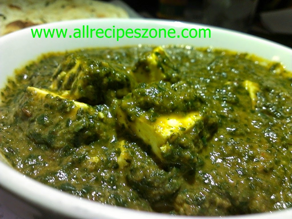 Best Palak Paneer Recipe North Indian Vegetarian Curry - All Recipes Zone