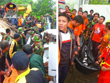 Gerak Cepat Senkom Rescue Manado Evakuasi Longsor