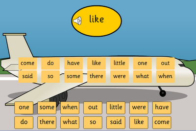 Learning Phonics: Phase 4 Tricky Words Plane