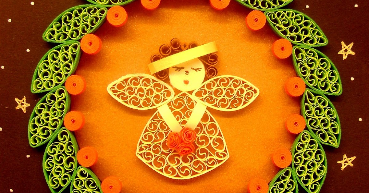 Quilling Me Softly Quilled wreath and angel (tutorial) my beehive