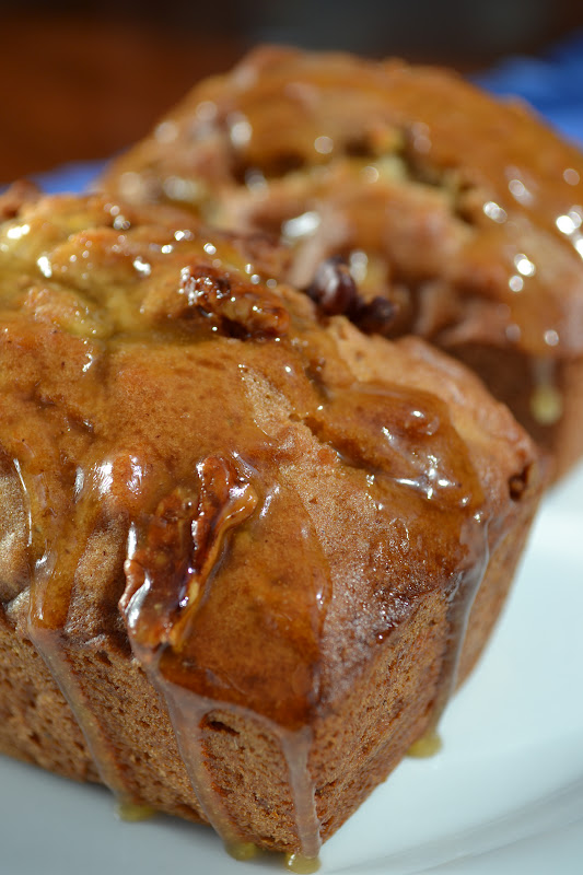 Sweet Morris Mini AppleCinnamon Loaves with Glaze