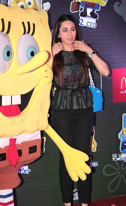 karisma kapoor launches spongebob squarepants happy meal hot photoshoot