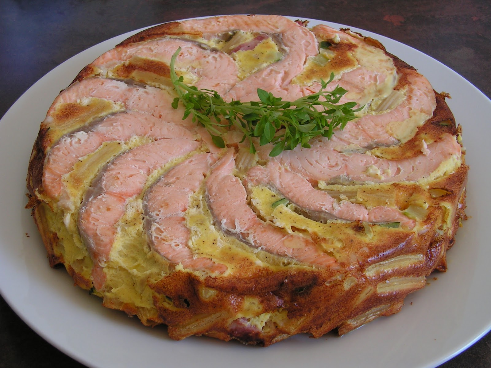 Les gourmandises de Lydie Timbale de macaroni au saumon