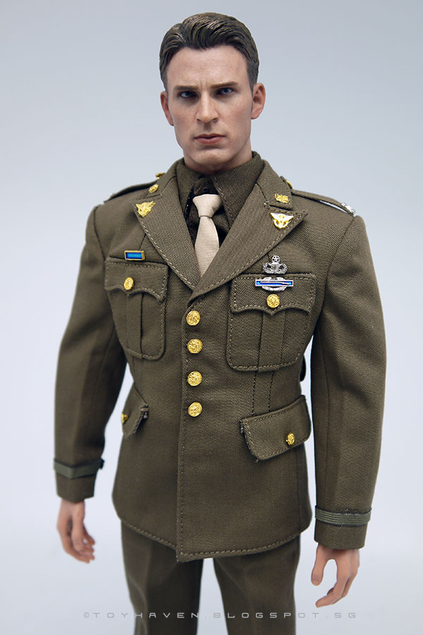 WWII 1//6 Captain Uniform Golden Age US Army Officer Costume POPTOYS X19A Model