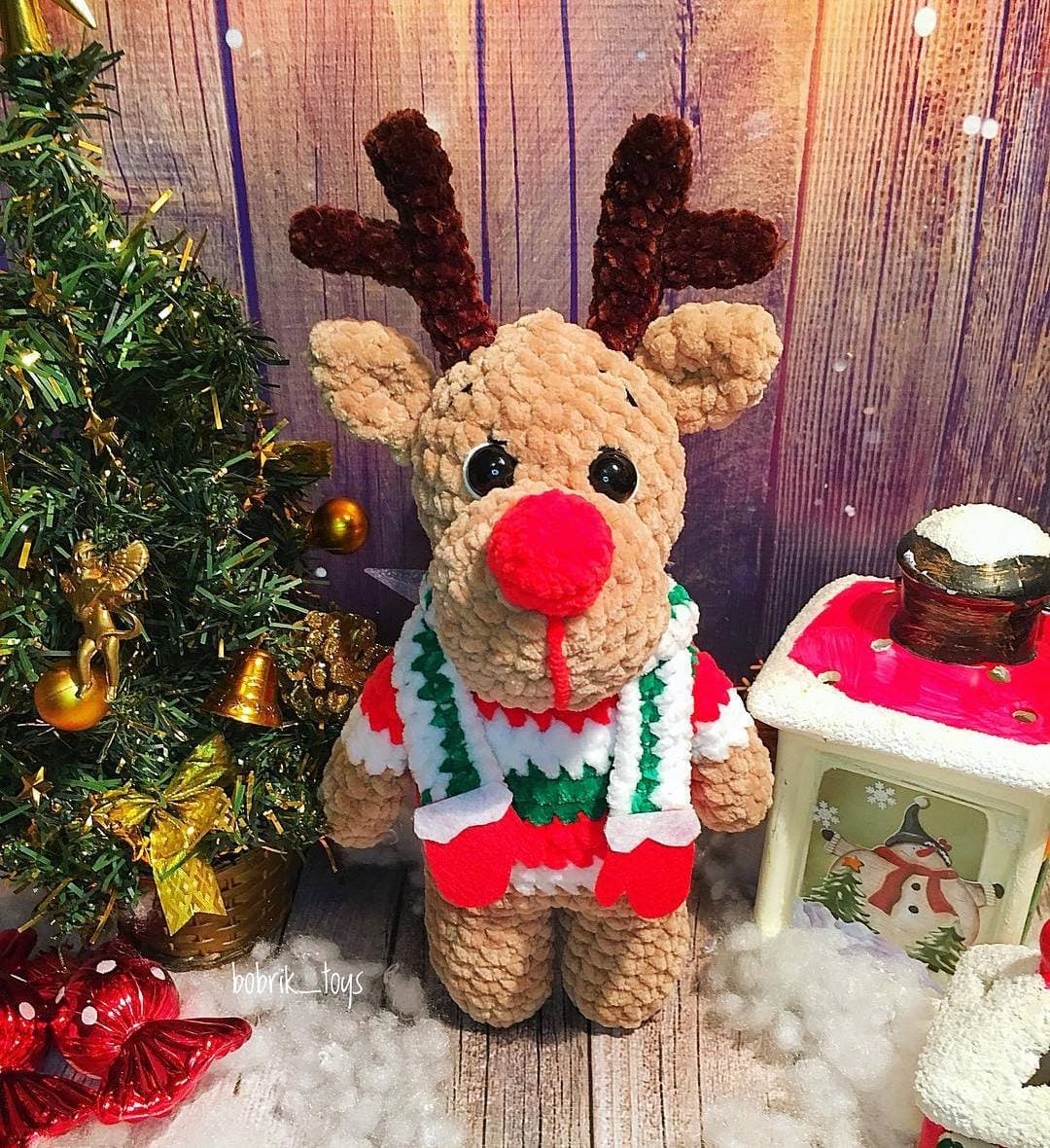 Crochet reindeer amigurumi Crochet reindeer amigurumi