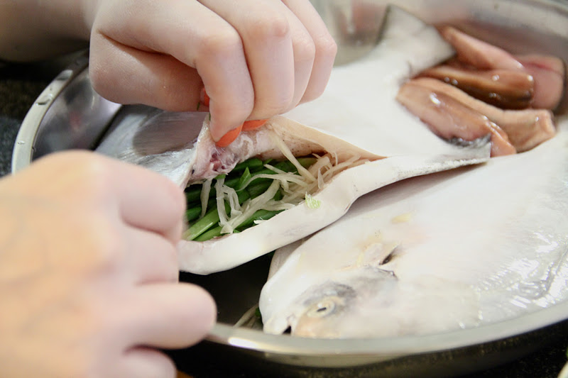Tummy Thrills Steamed Fish with Sweet Soy Sauce