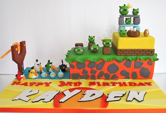 20 Best Angry Birds Birthday Cakes 20 Best Angry Birds Birthday Cakes