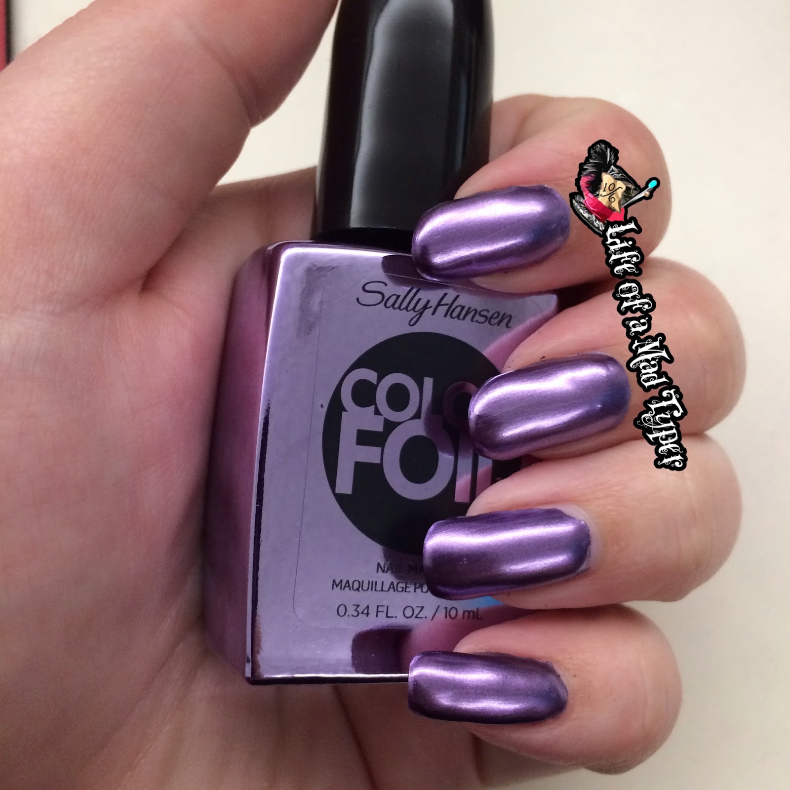 Sally Hansen ColorFoil Purple alloy