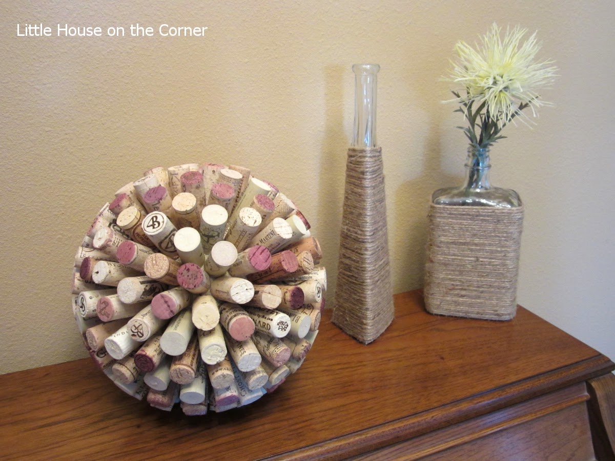 Little House on the Corner Drinking & Crafting DIY Wine Cork Ball