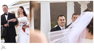 Sparkly Red Black Wedding at The Bedford Columns