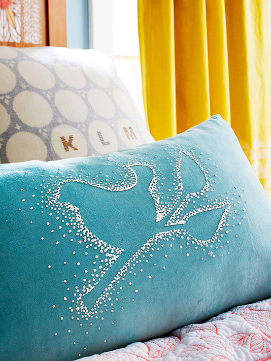Allred Design Blog Inspired by Pinterest Puff Paint Projects