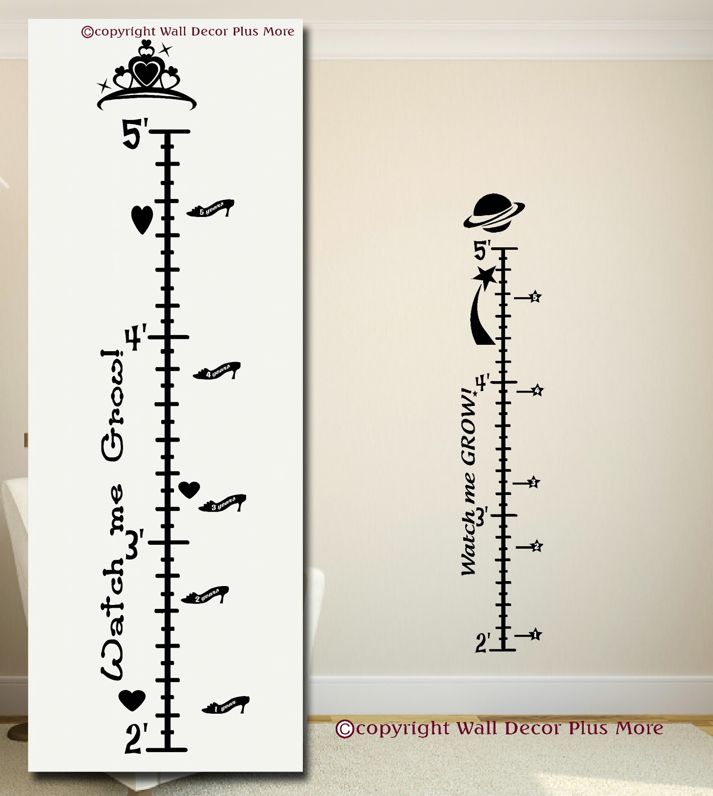 decorating with wall vinyl more personalized growth chart wall growth chart decor