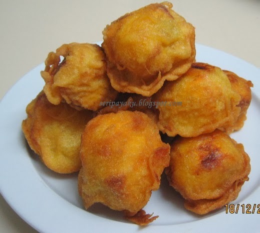 Tepung goreng cempedak rangup