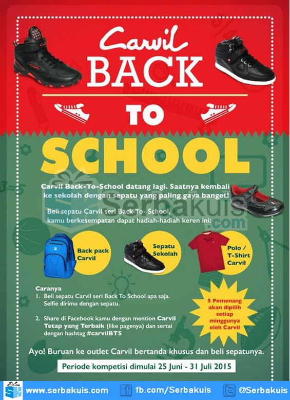 Kontes Selfie with Carvil Back To School Berhadiah Produk Kontes Selfie with Carvil Back To School Berhadiah Produk